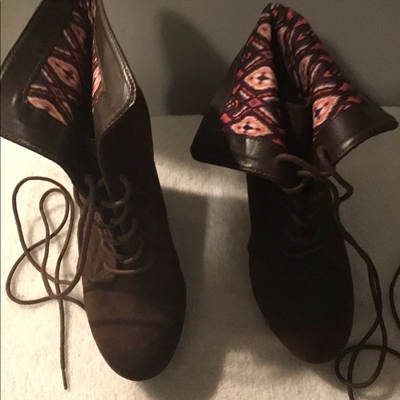 Cupid Suede Wedge Booties - Picture 6 of 9